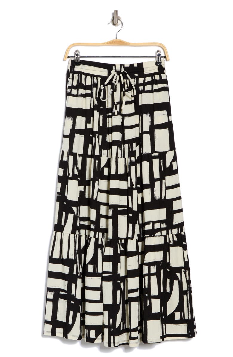 Caslon® Tiered Drawstring Maxi Skirt