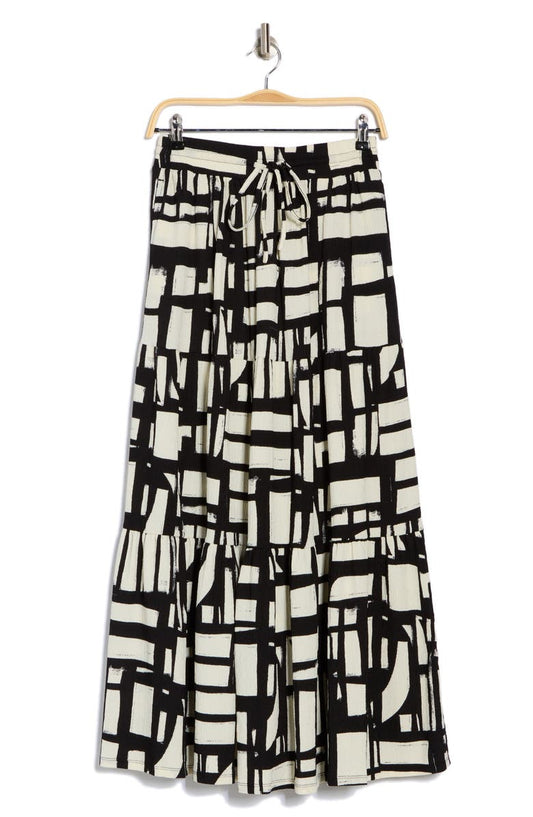 Caslon® Tiered Drawstring Maxi Skirt