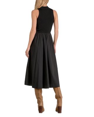 Elan Mixed Media Midi Dress