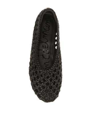 Sam Edelman Women's Shira Woven Leather Ballet Flats