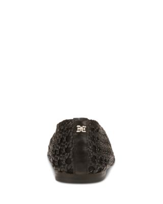 Sam Edelman Women's Shira Woven Leather Ballet Flats