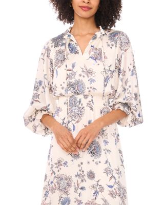 VINCE CAMUTO Ruched Waist Maxi Dress