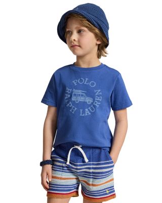 Polo Ralph Lauren Boys' Logo Cotton Jersey Tee - Little Kid, Big Kid