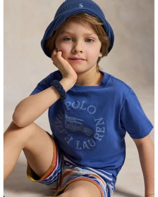 Polo Ralph Lauren Boys' Logo Cotton Jersey Tee - Little Kid, Big Kid