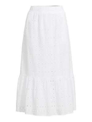 Time and Tru Women's Cotton Eyelet Midi Skirt, Sizes XS-XXXL - image 6 of 6