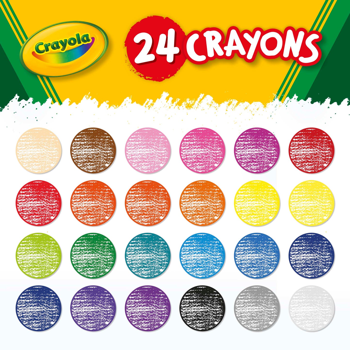 Walmart Crayola Crayons, 24 Count, Back to School Supplies, Classroom Must Haves for Teachers, Classic Colors, Gifts, 3+
