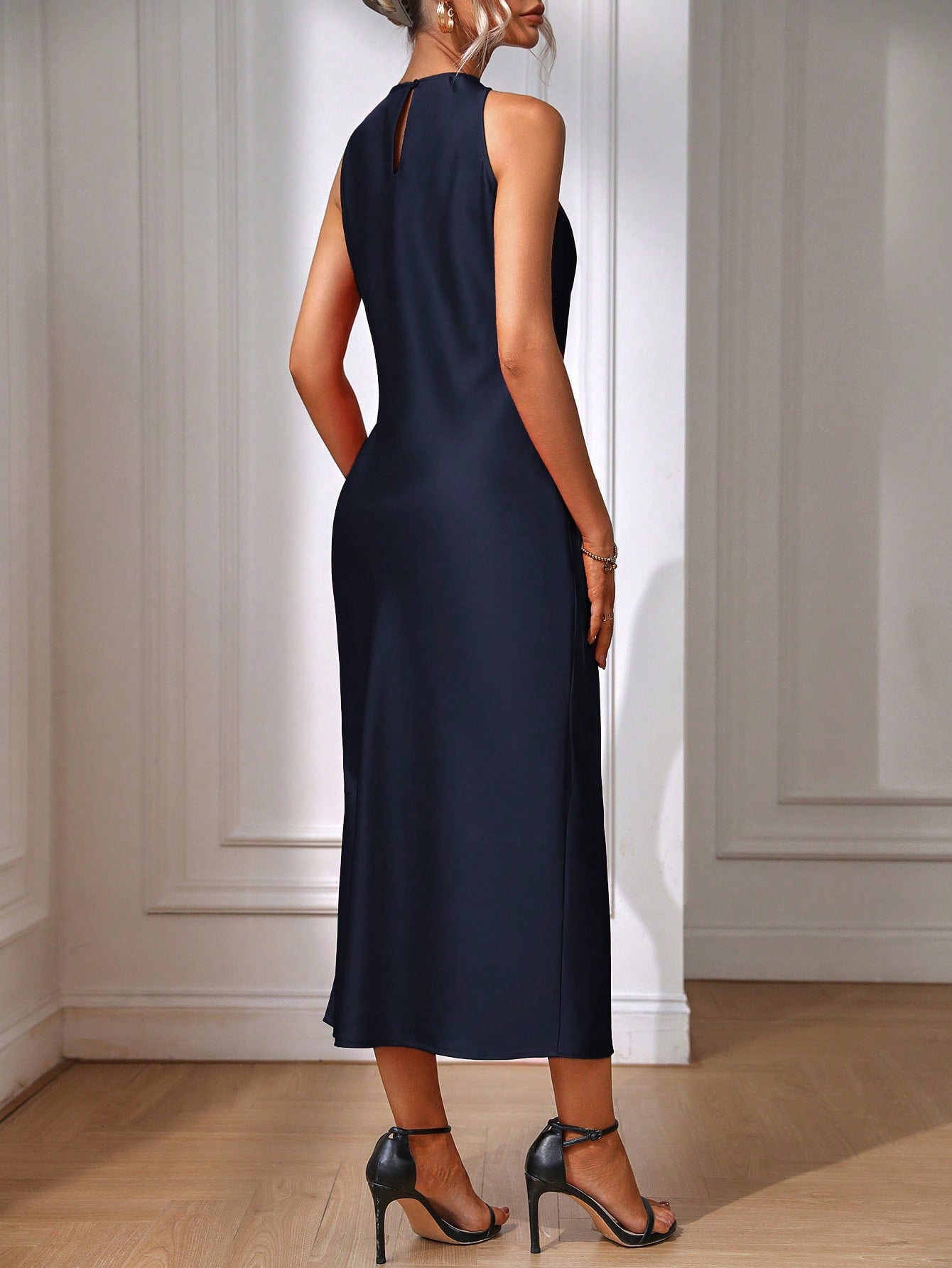 So Versatile! SHEIN Clasi Women's Sleeveless Long Dress