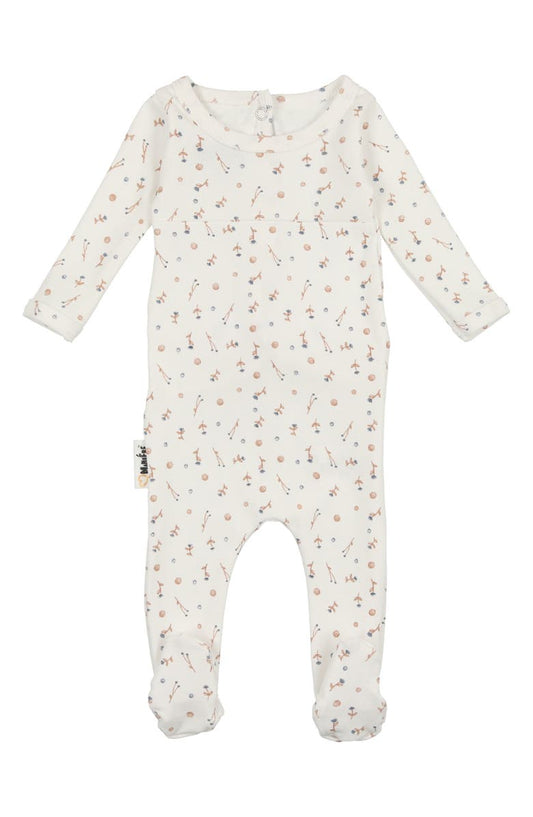 Manière Berry Floral Footie