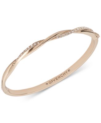 Macy's GivenchyPavé Twist Bangle Bracelet