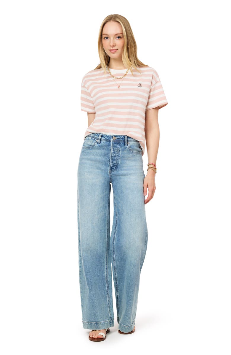 Scotch & Soda Boxy Yarn Dye Stripe T-Shirt