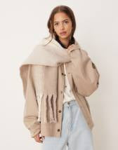 ONLY faux leather pleated maxi skirt in black