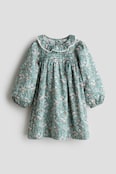 H & M Floral-Print Cotton Dress