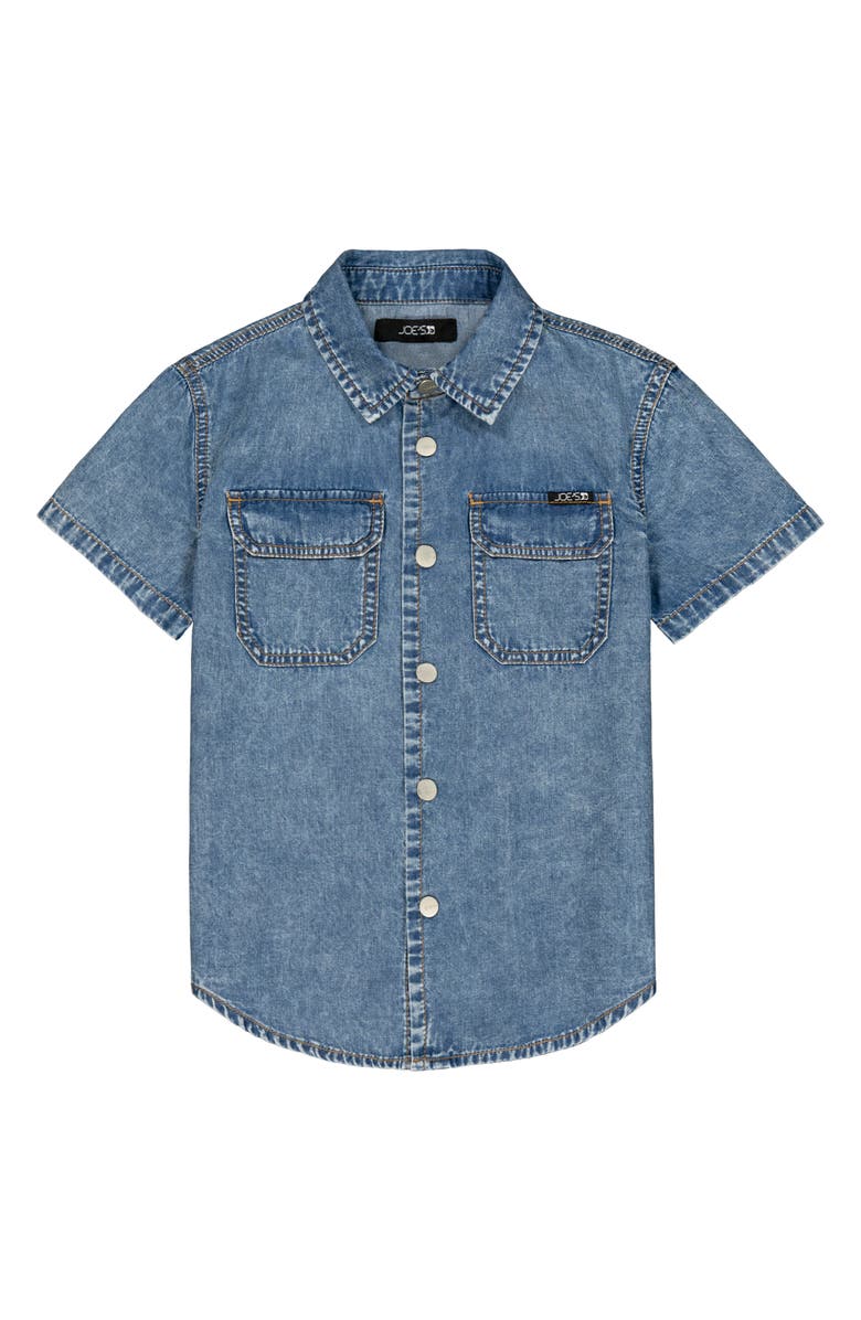 Joe's Jeans Short Sleeve Chambray Button-Up Shirt & Shorts Set