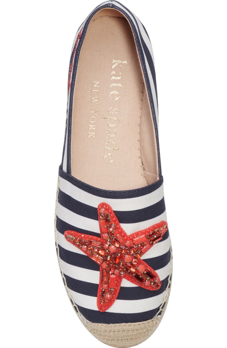Kate Spade New York crystal starfish espadrille (Women)