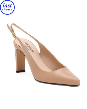 Made In Spain Leather Perla Slingback Pumps