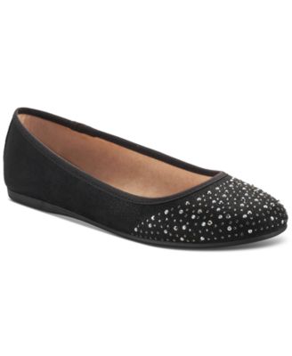 Macy's Style & CoAngelynn Rhinestone Glitter Ballet Flats, Created for Macy's