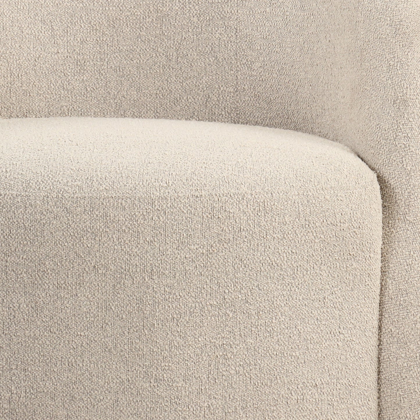 Walmart Lifestyle Solutions Briars Art Deco Style Swivel Accent Chair, Khaki Boucle Fabric