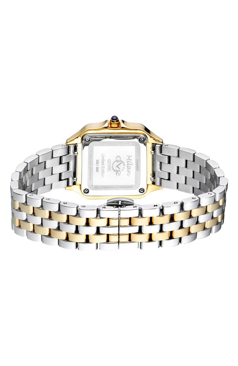 GV2 Women's Milan Diamond Dial Bracelet Watch, 27.5 mm