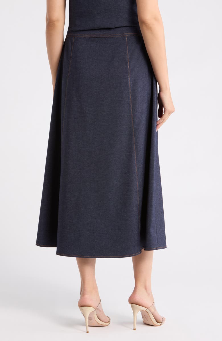 Gemma + Jane Belted Button Down Midi Skirt