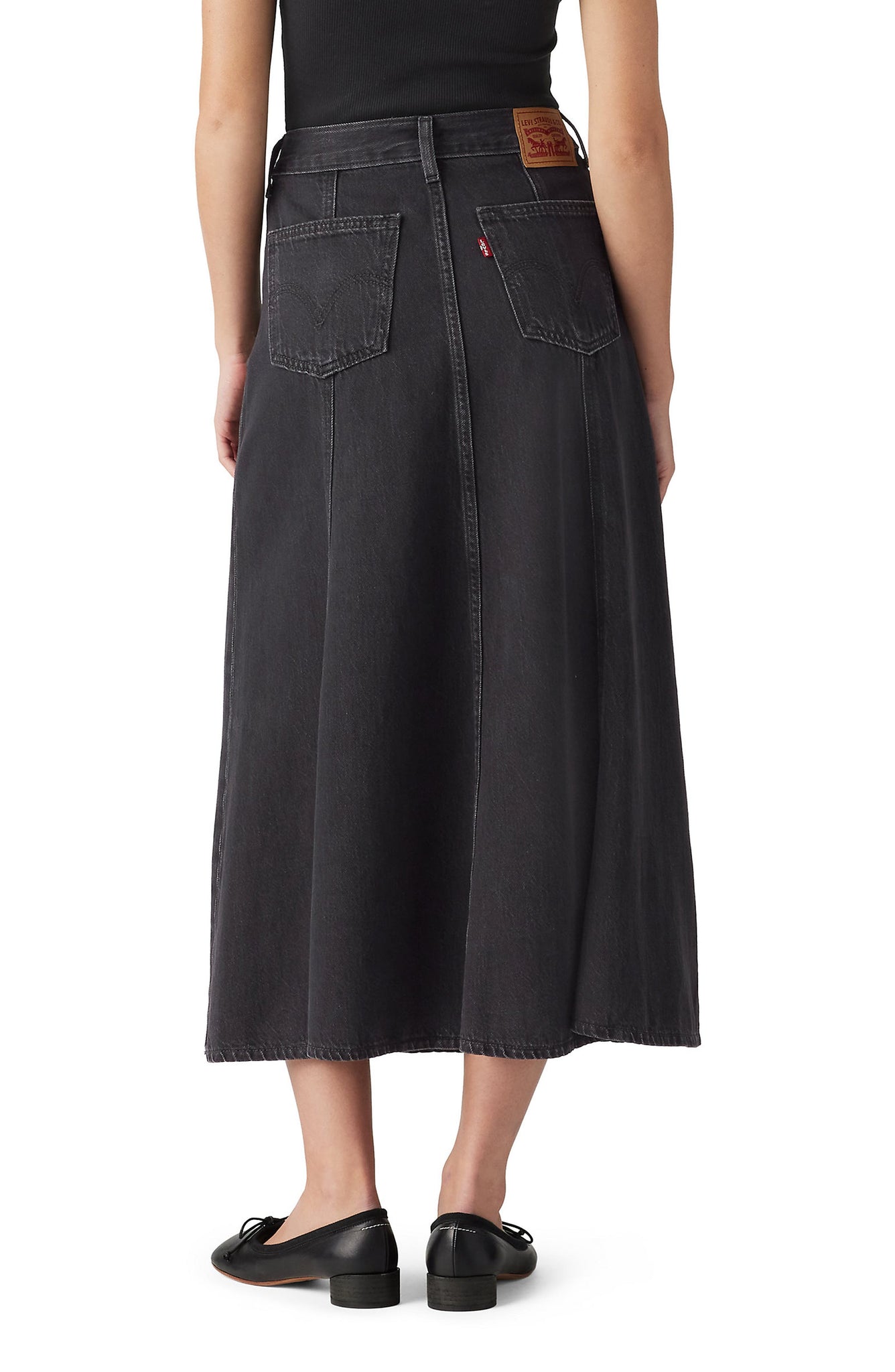 Levi's<sup>®</sup> Fit & Flare Denim Skirt, Alternate, color, Cherish The Day