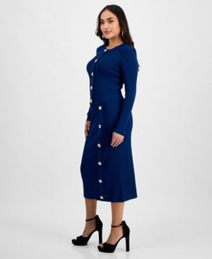 I.N.C. International Concepts Petite Match Set Button Skirt, Exclusively at Macy's