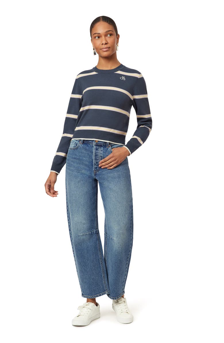 Scotch & Soda Crop Pullover Crewneck Sweater
