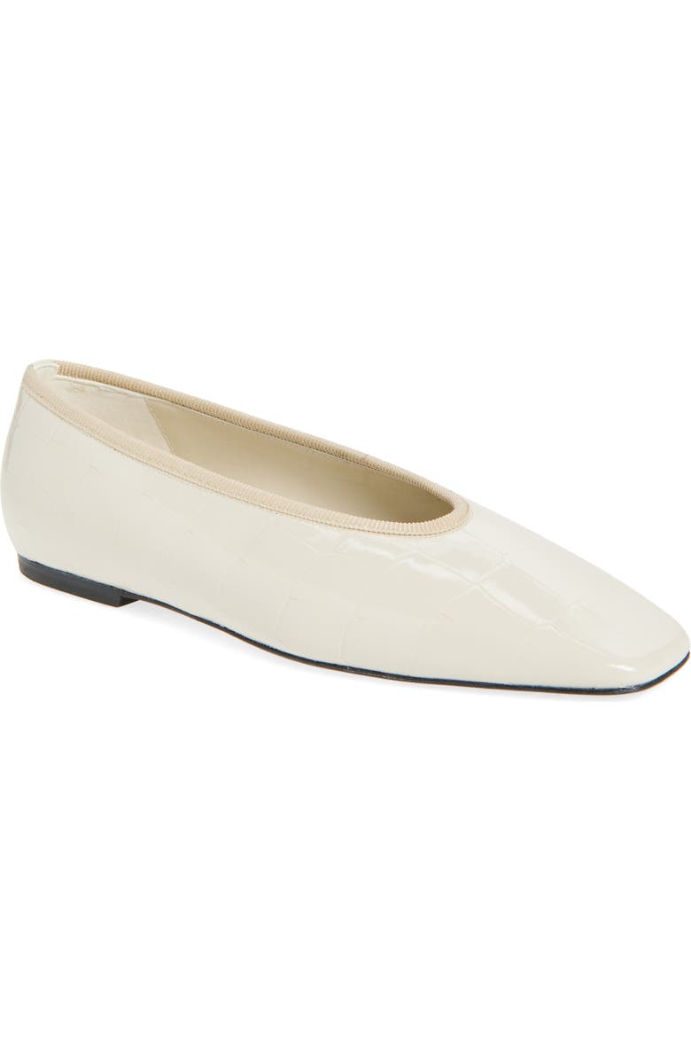 TOTEME Croc Embossed Ballet Flat (Women)