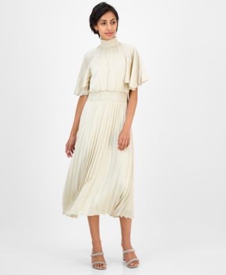 Macy's julia jordanWomen's Pleated Smocked Dress