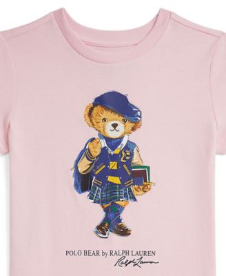 Macy's Polo Ralph LaurenGirls 7-16 Polo Bear Cotton Jersey Dress