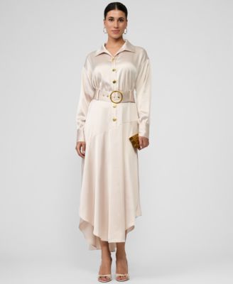 Macy's RACHEL Rachel RoyWomen's Gilian Collared Midi Dress