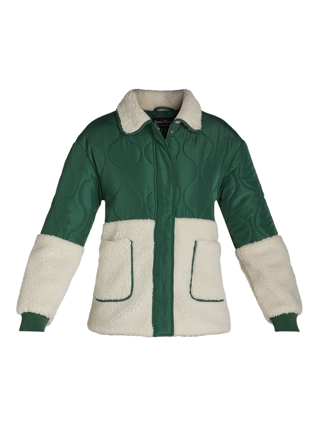 thumbnail image 5 of Jason Maxwell Women's and Women’s Plus Quilted Jacket with Faux Shearling, Sizes S-3X, 5 of 5