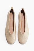 H & M Braided Leather Flats