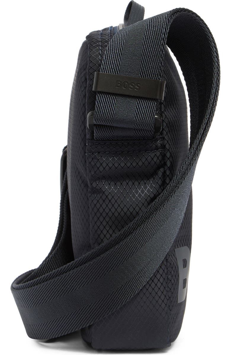 BOSS Logo Ripstop Recycled Polyester Crossbody Bag