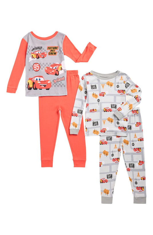 AME Disney® Pixar® Cars Assorted 2-Pack Print Fitted Two-Piece Pajamas