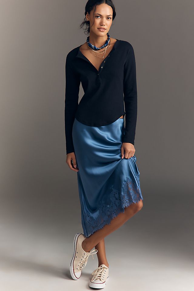 Anthropologie Pilcro Long-Sleeve Henley