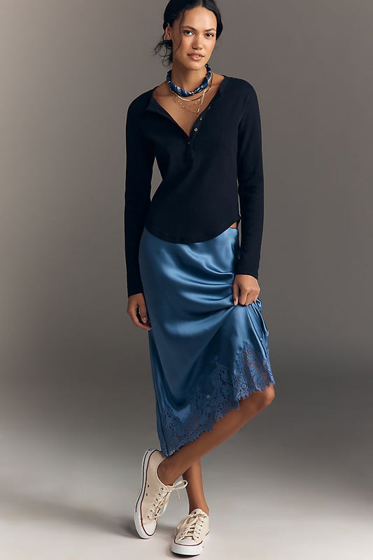 Anthropologie Pilcro Long-Sleeve Henley