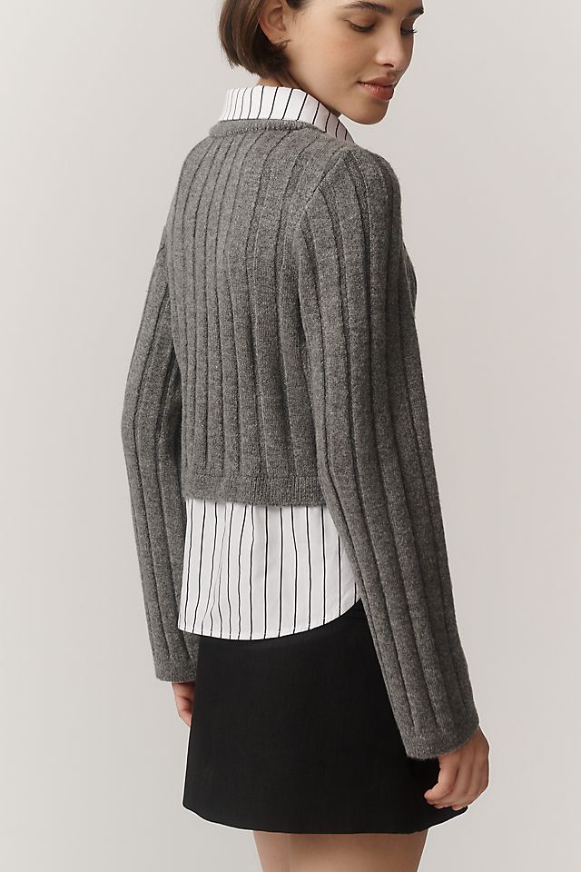 Anthropologie Maeve Sweater & Shirt Twofer