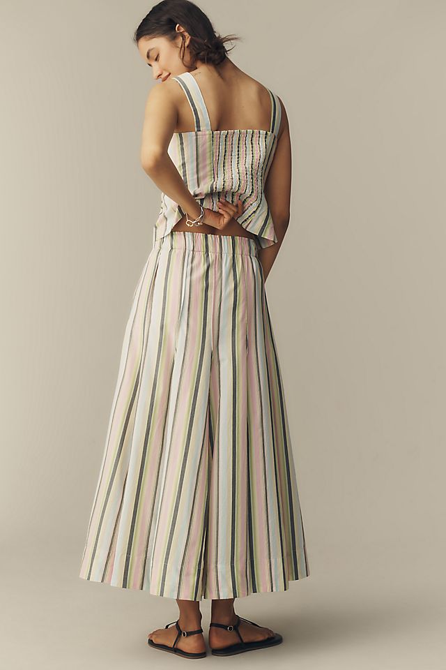 Anthropologie Maeve Striped Maxi Skirt