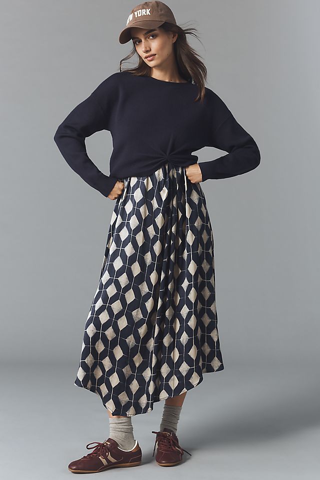 Anthropologie The Gemini Twofer Sweater + Dress Set