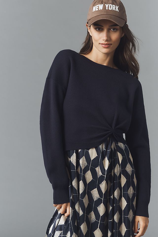 Anthropologie The Gemini Twofer Sweater + Dress Set