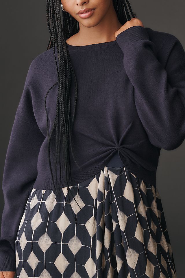 Anthropologie The Gemini Twofer Sweater + Dress Set