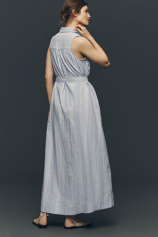 Anthropologie Mona Cotton Shirt Dress by Maeve