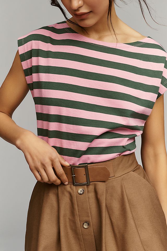 Anthropologie By Anthropologie Sleeveless Twofer A-Line Midi Dress