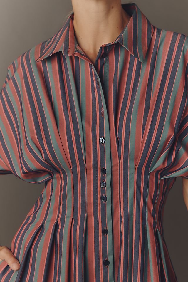 Anthropologie The Tobie Shirt Dress by Exquise