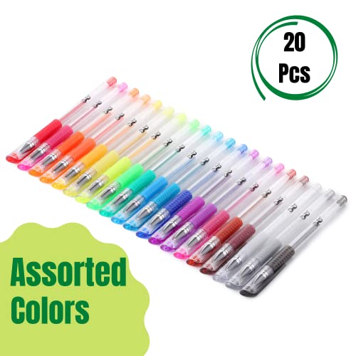 Amazon Mr. Pen- Glitter Gel Pens, Assorted Colors, 20 pcs, Glitter Pens, Glitter Gel Pens for Adult Coloring, Neon Gel Pens, Sparkly Gel Pens, Gel Pens for Coloring, Glitter Gel Pen Set, Bible Journaling Pen