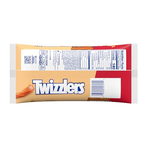 Amazon 12ct TWIZZLERS Filled Twists Orange Cream Pop Flavored, Chewy Candy Bags, 11 oz (12 Count)