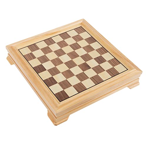 Board Game Set - Deluxe 7-in-1 Classic Board Games for All Ages - Wood Game Center with Storage - Chess, Backgammon, Dominos, Checkers, Dice Set, Cribbage Board, and Playing Cards by Trademark Games