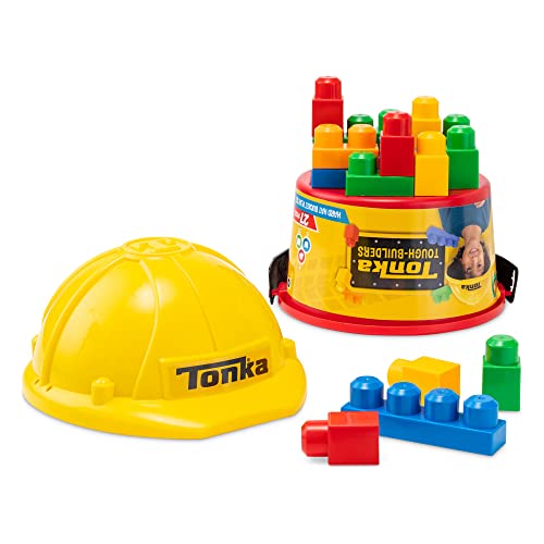 Clip coupon Tonka Tough Builders, Hard Hat, Building Block and Bucket playset– Made with Sturdy Plastic, Boys and Girls, Toddlers Ages 3+, Block playsets, Toddlers, Birthday Gift, Christmas, Holiday