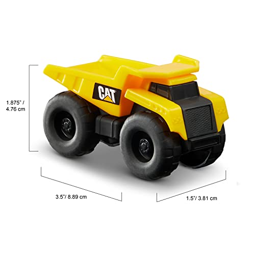 Clip coupon CAT Construction Toys, Little Machines 5pk Truck Toy Set, Includes Dump Truck, Front Loader, Bulldozer, Backhoe, and Excavator Vehicles with Moving Parts, Ages 3+