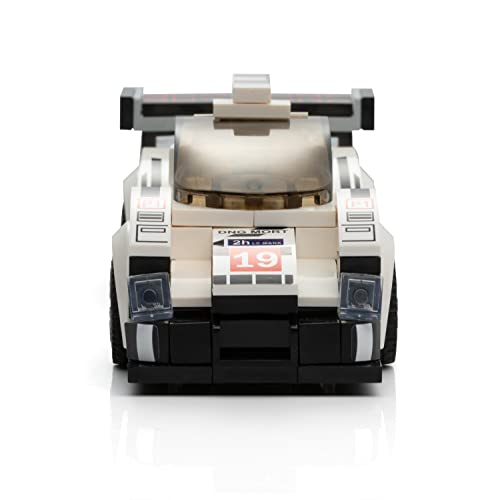 Racing Car Building Block Set. Racing Car Building Blocks for Kids and Adults (White F1)